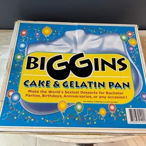 Biggins boob shaped Deluxe aluminum baking pan deluxe